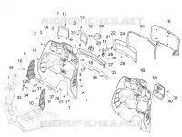 Front glove-box - Knee-guard panel