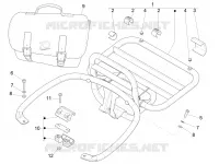 Rear luggage rack