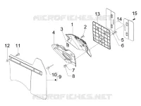 Rear cover - Splash guard
