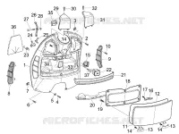 Front glove-box - Knee-guard panel