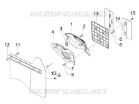 Rear cover - Splash guard