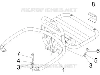 Rear luggage rack