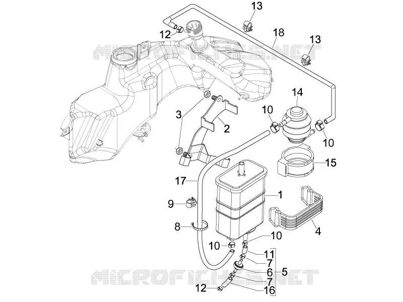 Anti-percolation system