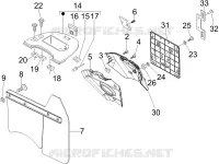 Rear cover - Splash guard