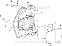 Front glove-box - Knee-guard panel