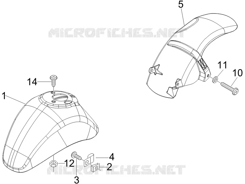 Wheel huosing - Mudguard