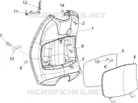 Front glove-box - Knee-guard panel