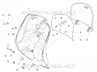 Front glove-box - Knee-guard panel