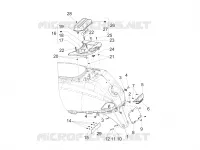 Rear cover - Splash guard