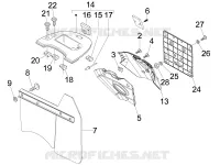 Rear cover - Splash guard