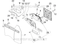 Rear cover - Splash guard