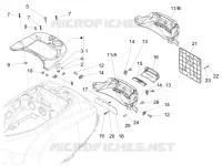 Rear cover - Splash guard