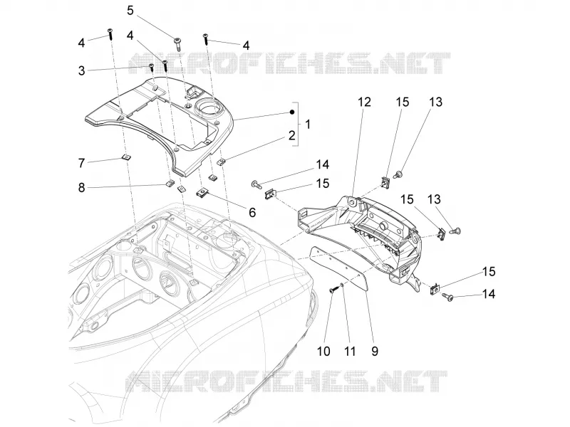 Rear cover - Splash guard