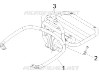 Rear luggage rack