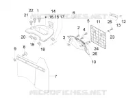 Rear cover - Splash guard