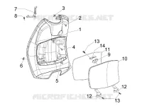 Front glove-box - Knee-guard panel