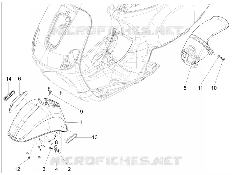 Wheel huosing - Mudguard