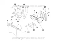 Rear cover - Splash guard