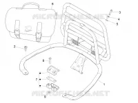Rear luggage rack