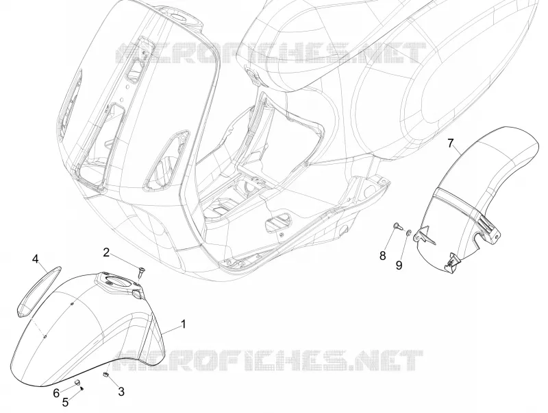 Wheel huosing - Mudguard