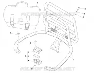 Rear luggage rack