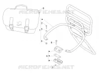 Rear luggage rack