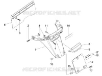 Rear cover - Splash guard