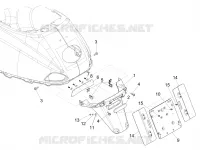 Rear cover - Splash guard