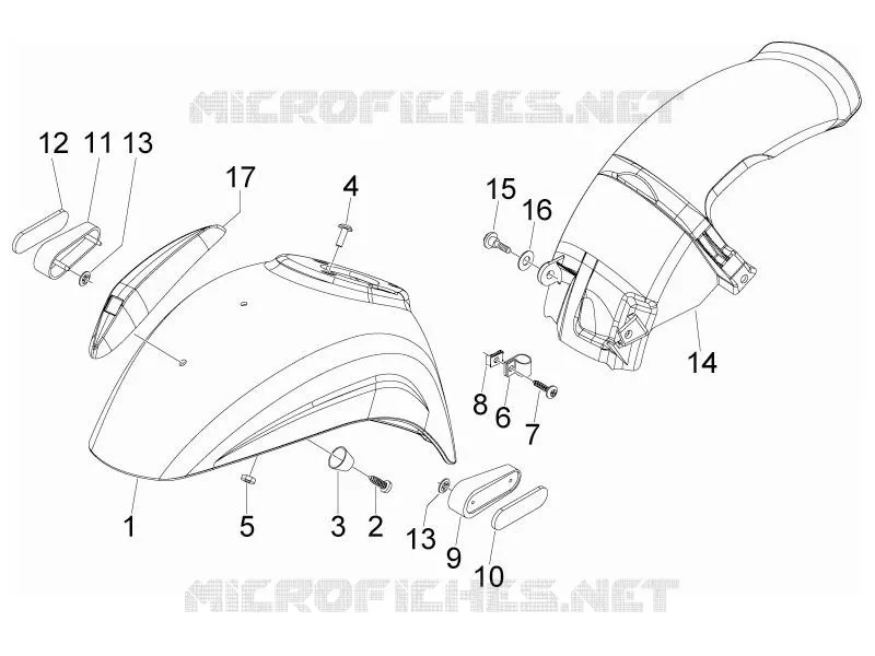 Wheel huosing - Mudguard
