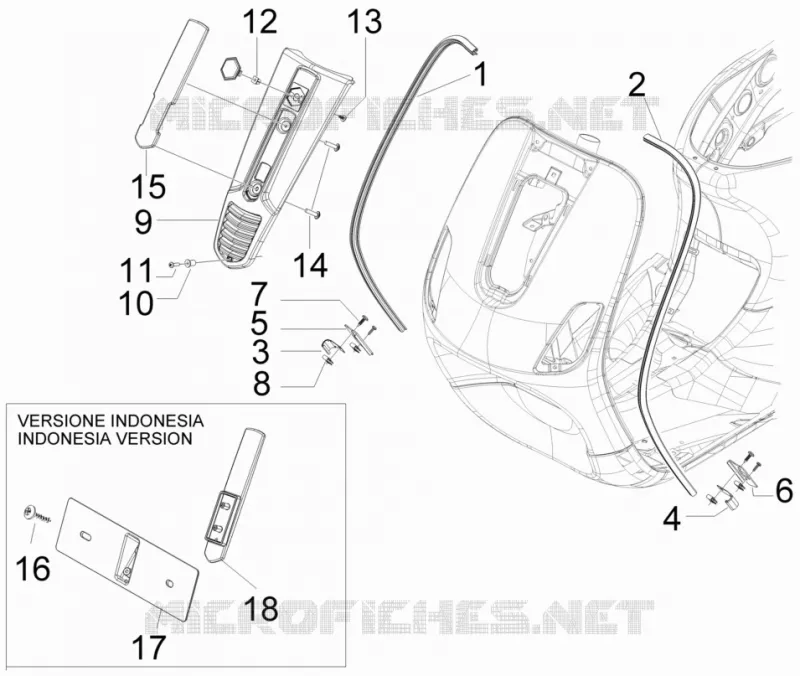 Front shield