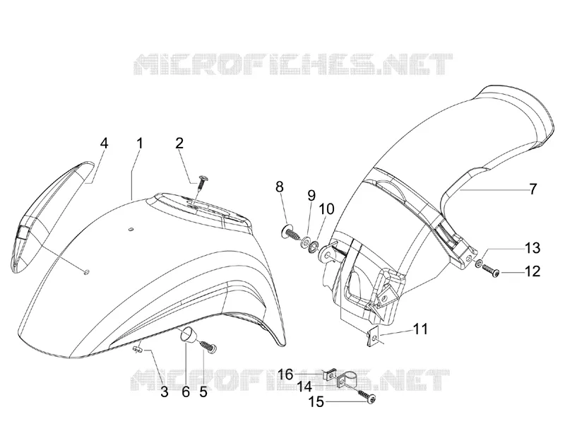 Wheel huosing - Mudguard