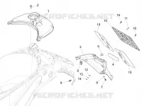 Rear cover - Splash guard