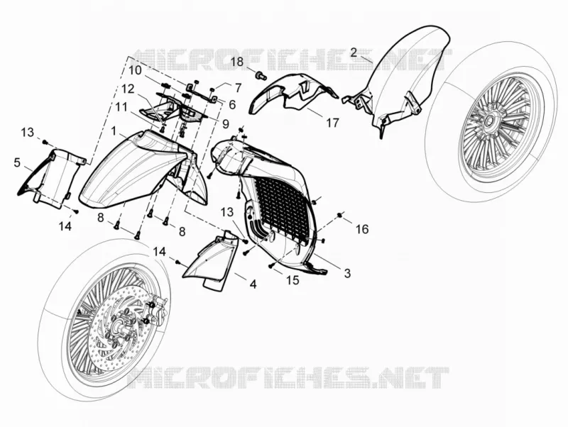 Wheel huosing - Mudguard