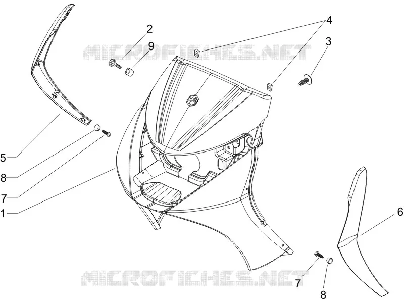 Front shield