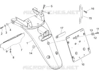 Rear cover - Splash guard