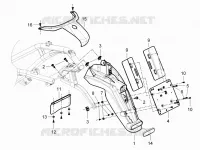 Rear cover - Splash guard