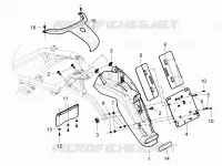 Rear cover - Splash guard