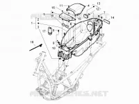 Helmet huosing - Undersaddle