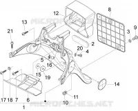 Rear cover - Splash guard