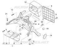 Rear cover - Splash guard