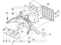 Rear cover - Splash guard