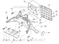 Rear cover - Splash guard