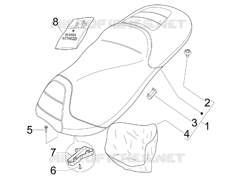 Saddle/seats