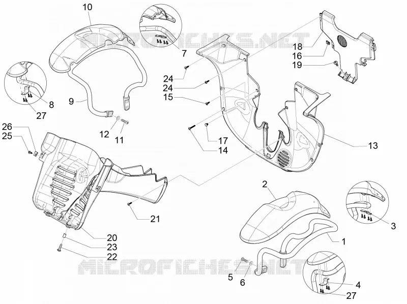 Wheel huosing - Mudguard
