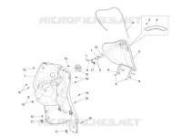 Front glove-box - Knee-guard panel