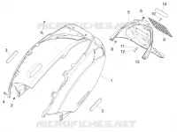 Rear cover - Splash guard