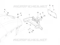 Rear cover - Splash guard