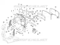 Front glove-box - Knee-guard panel