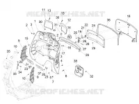 Front glove-box - Knee-guard panel