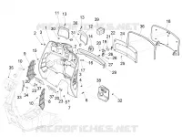 Front glove-box - Knee-guard panel